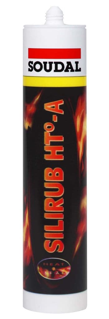 Soudal Silirub Ht-A Black - 310ml cartridge