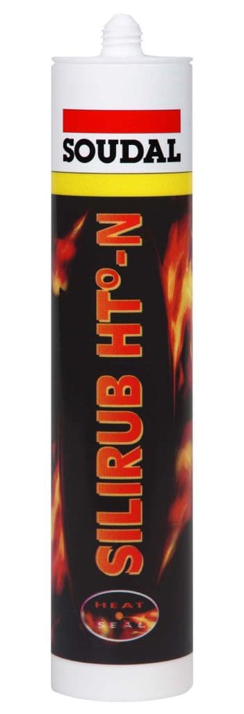 Soudal Silirub Ht-N Black - 310ml cartridge