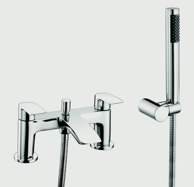 SP Aero Curve Bath Shower Mixer Tap - W: 180mm H: 123mm D: 105mm