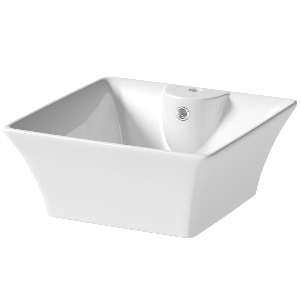 SP Cloakroom Collection Rectangular Basin 490mm - W: 490mm H: 190mm D: 420mm
