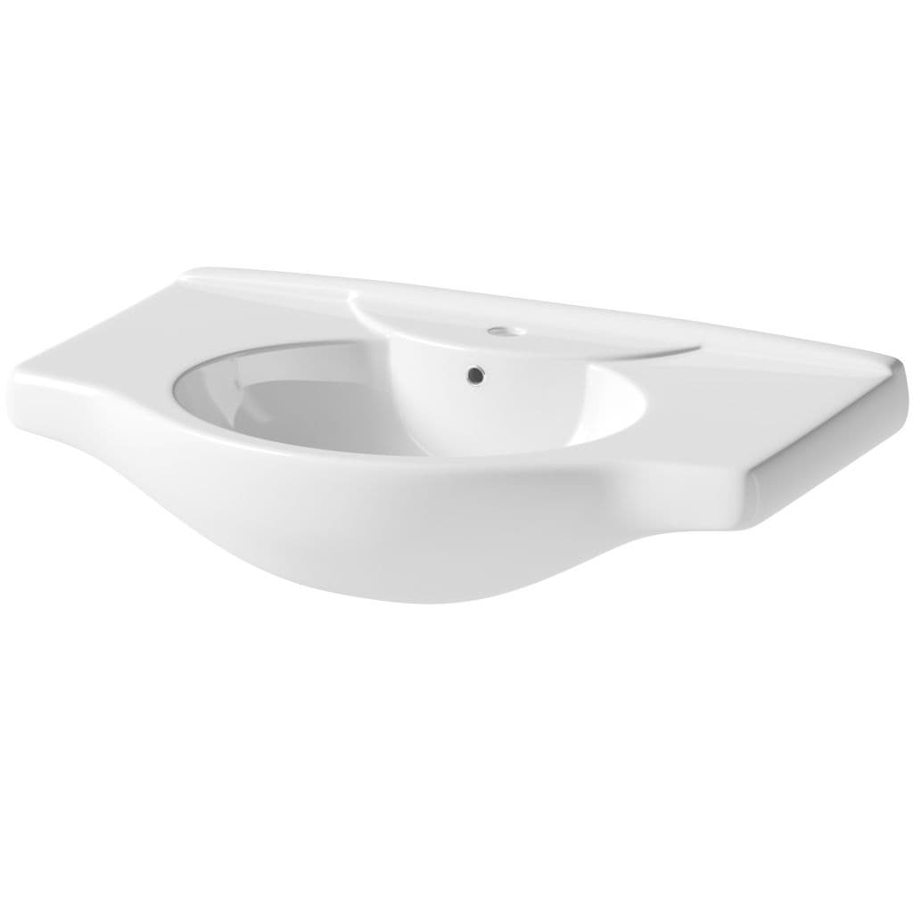 SP Cloakroom Collection Vanity Unit Basin 750mm - W: 750mm H: 190mm D: 490mm