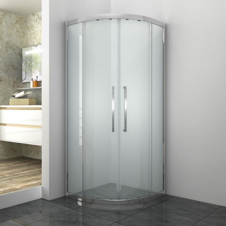 SP Kinder Twin Sliding Door Quadrant Shower Enclosure - 800 x 800mm x 1850mm