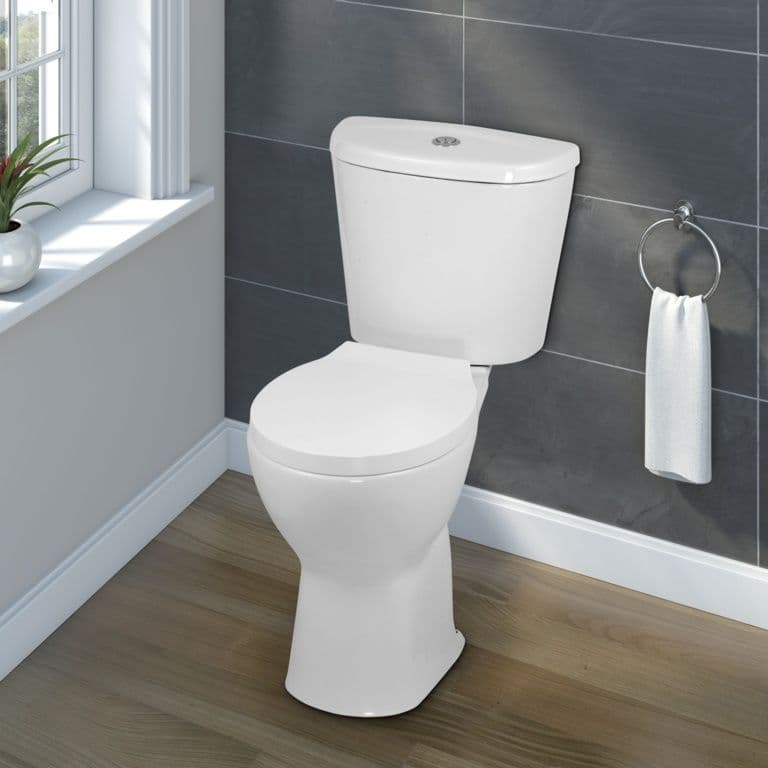 SP Pure Comfort Height One Box Toilet, Seat and Cistern - W: 360mm H: 865mm D: 620mm