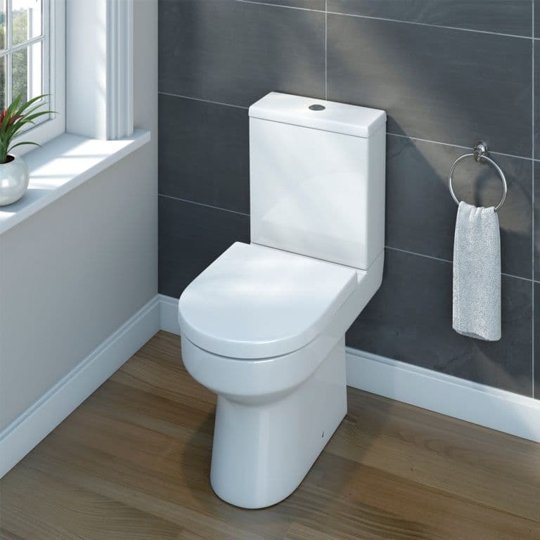 SP Pure One Box Toilet, Seat and Cistern - W: 365mm H: 740mm D: 670mm