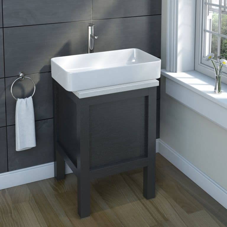 SP Rectangle Counter Top Basin - H: 110mm D: 350mm W: 610mm