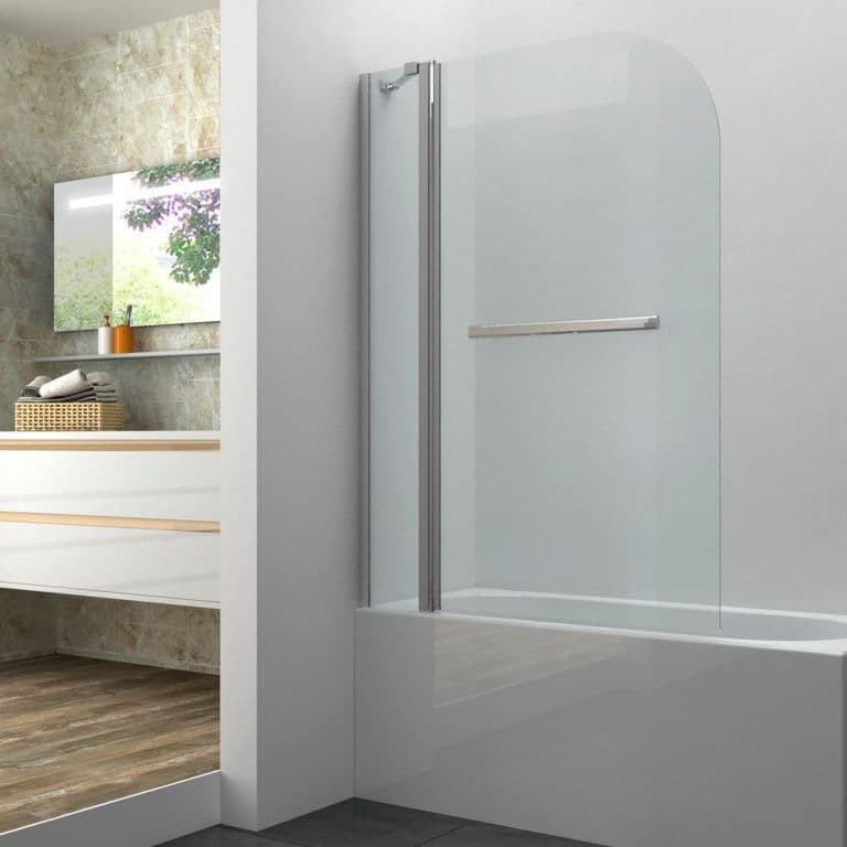 SP Richmond Double Bath Screen with Towel Rail - 1400 x 1000mm