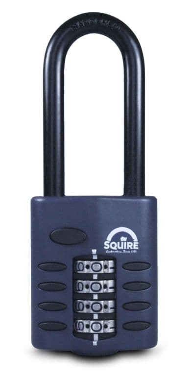 Squire Recodeable Heavy Duty Combination Padlock - Long Shackle - 50mm