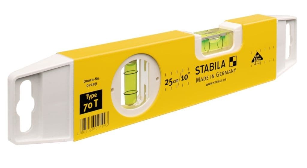 Stabila 70T Torpedo Level - 25cm