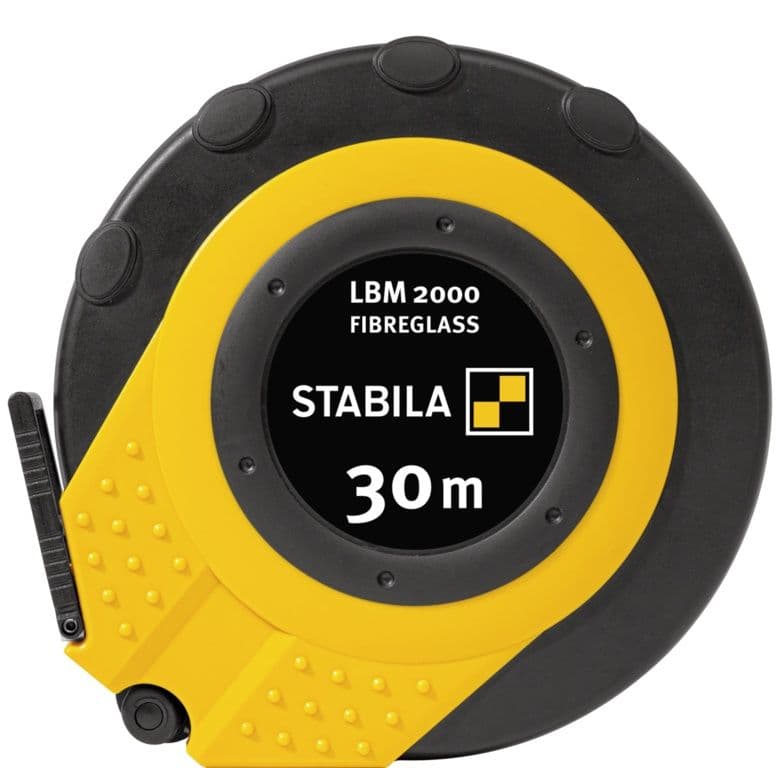 Stabila LBM 2000 Closed Fibreglass Tape - 30m
