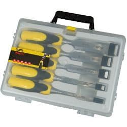 Stanley DynaGrip Wood Chisel Set - 5-Piece