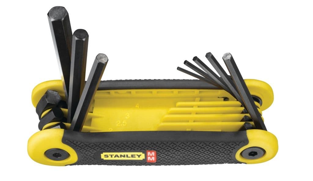 Stanley Metric Folding Hex Key Set - 8 Piece