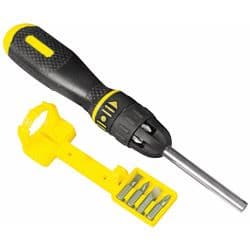 Stanley Multibit Ratchet Screwdriver + 10 Bits - Number of Pieces - 11
