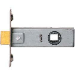Sterling Tubular Mortice Latch Nickel Plated - 2.5"