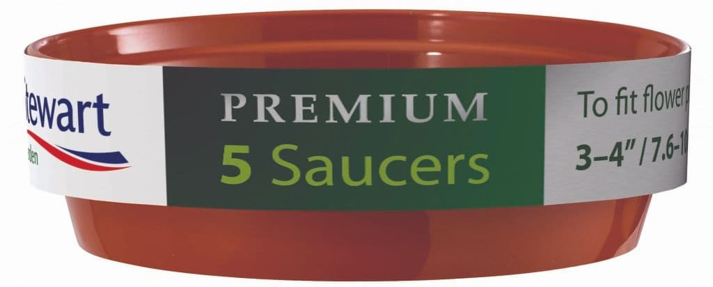 Stewart Flower Pot Saucer Pack 5 - 3-4"