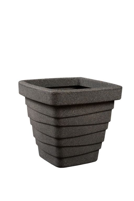 Strata Square Value Trojan Planter - 34cm Ash