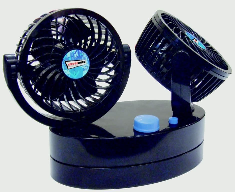 Streetwize Cyclone Oscillating Power Fan - 12v