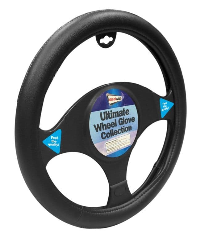 Streetwize Steering Wheel Glove - Black & White