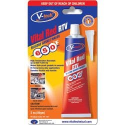 Streetwize V-Tech Gasket Makers - 85g - Vital Red RTV