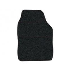 Streetwize Velour Carpet Mat Sets with Binding - 4 Piece - Black/Black