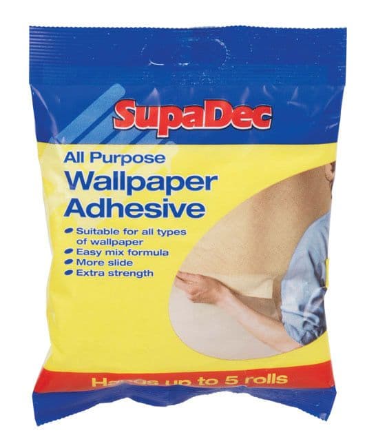 SupaDec All Purpose Wallpaper Adhesive - up to 5 Rolls