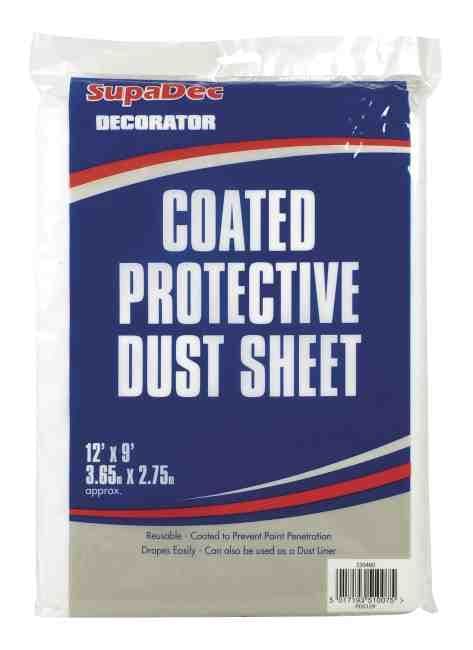 SupaDec Coated Protective Dust sheet - 12 x 9ft