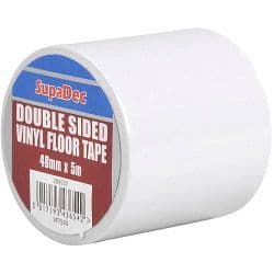 SupaDec Double Sided Vinyl Floor Tape - 48mm x 5m