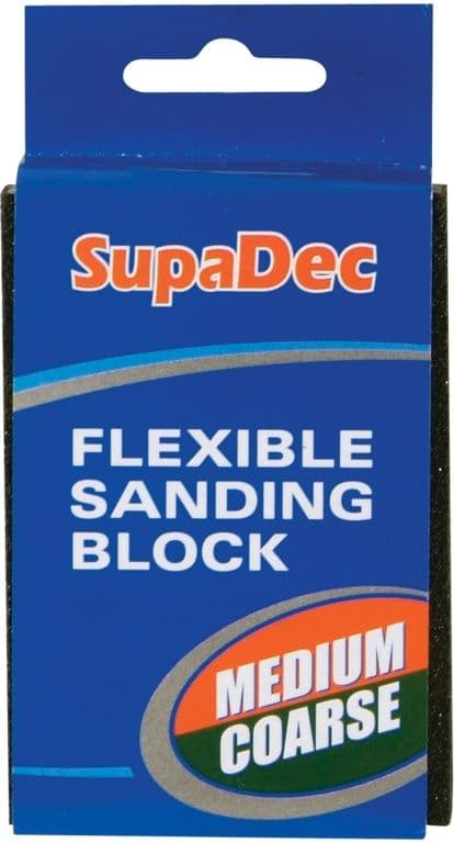 SupaDec Flexible Sanding Block - Medium/Coarse
