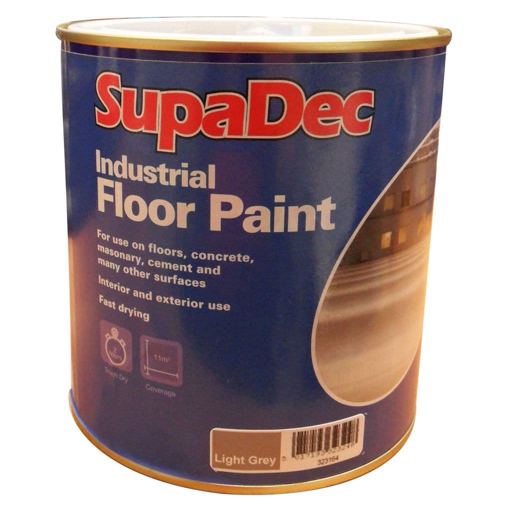 SupaDec Industrial Floor Paint 1L - Light Grey