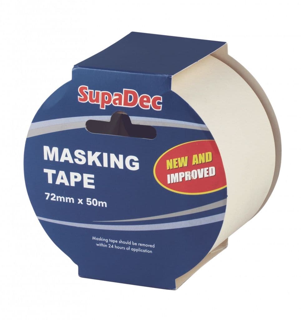 SupaDec Masking Tape - 72mm x 50m