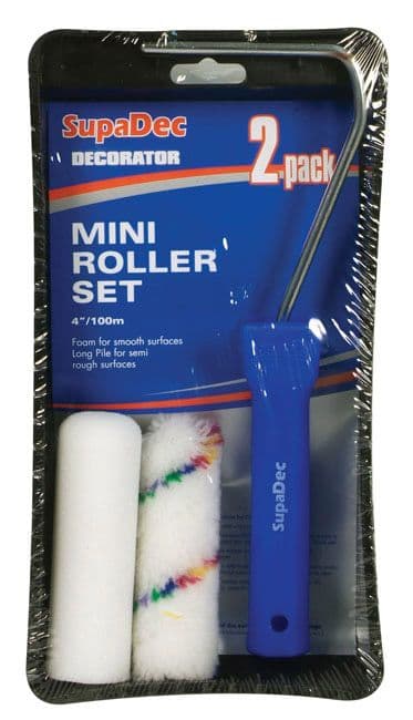 SupaDec Mini Roller Set - 4"/100mm