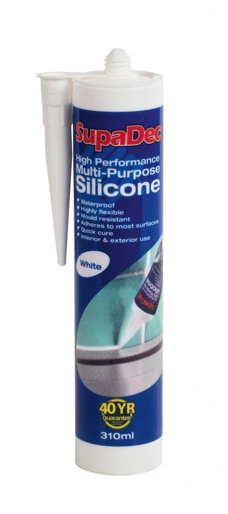 SupaDec Multi Purpose Silicone - 300ml White