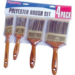 SupaDec Polyester Brush Set - 4 Piece