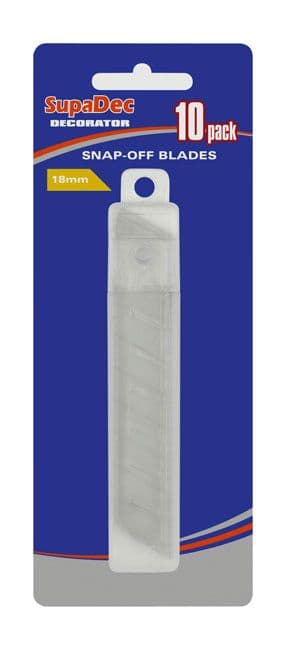 SupaDec Snap off Blades - 18mm