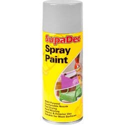 SupaDec Spray Paint - 400ml Grey Undercoat