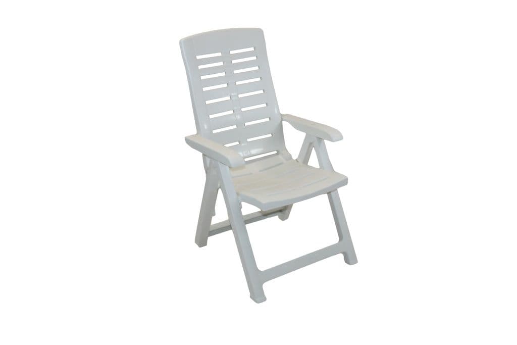 SupaGarden Multi Position Armchair - White
