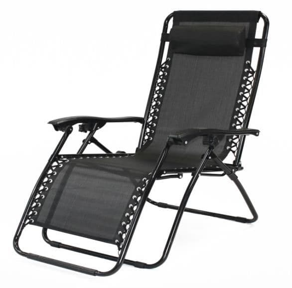 SupaGarden Oversize Zero Gravity Chair - Grey