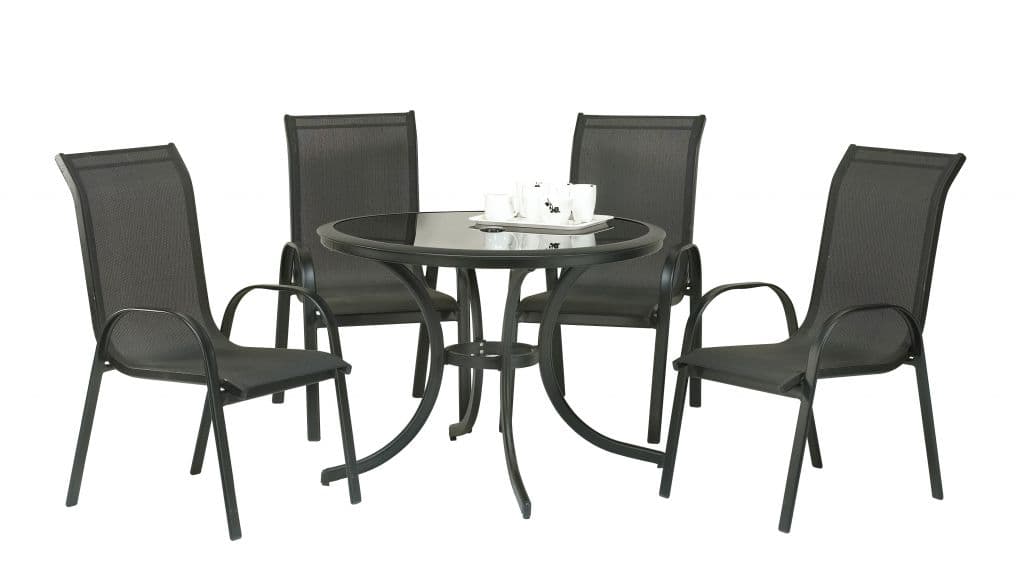 SupaGarden Textilene Dining Set - 5 Piece