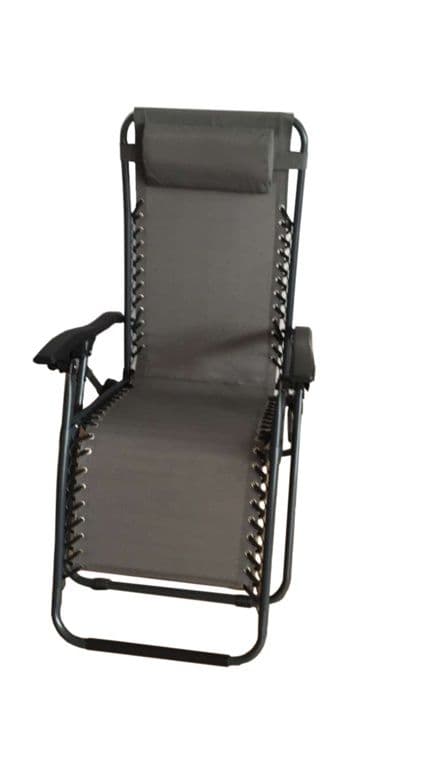 SupaGarden Zero Gravity Chair - Grey / Black