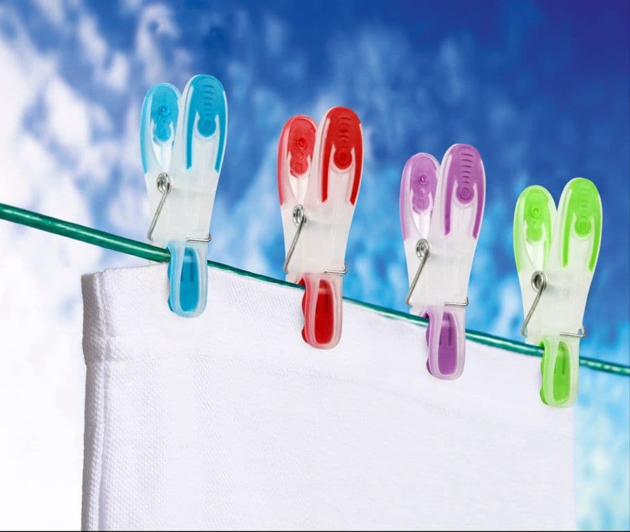 SupaHome Soft Grip Plastic Clothes Pegs - Pack 20