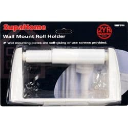 SupaHome Toilet Roll Holder - White
