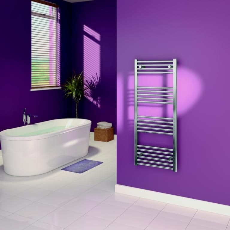 SupaPlumb Chrome Straight Towel Rail - 500 x 1200mm