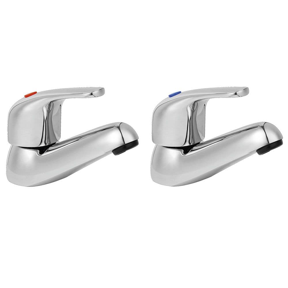 SupaPlumb Eiger Bath Taps - W: 50mm H: 84mm D: 129mm