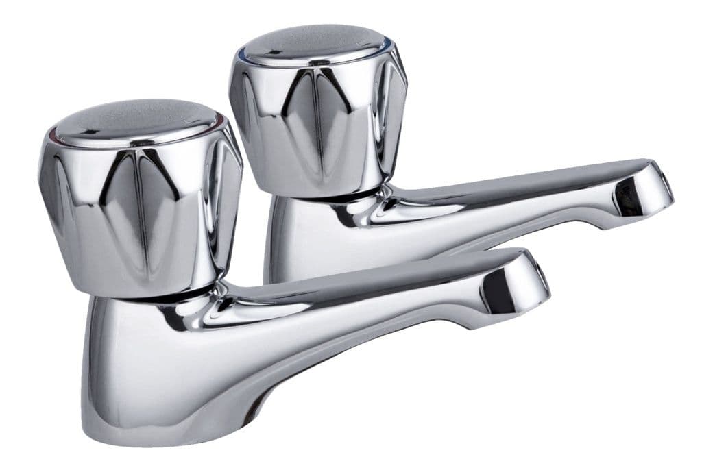 SupaPlumb Jura Bath Taps - H: 74mm D:119mm Diameter: 51mm