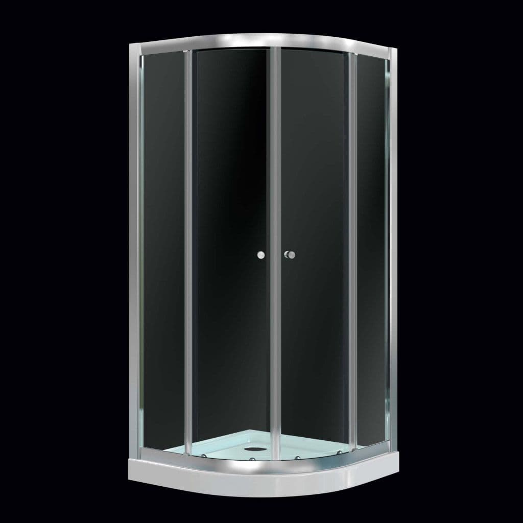 SupaPlumb Twin Sliding Door Shower Enclosure Quad - 1850mmx900mm