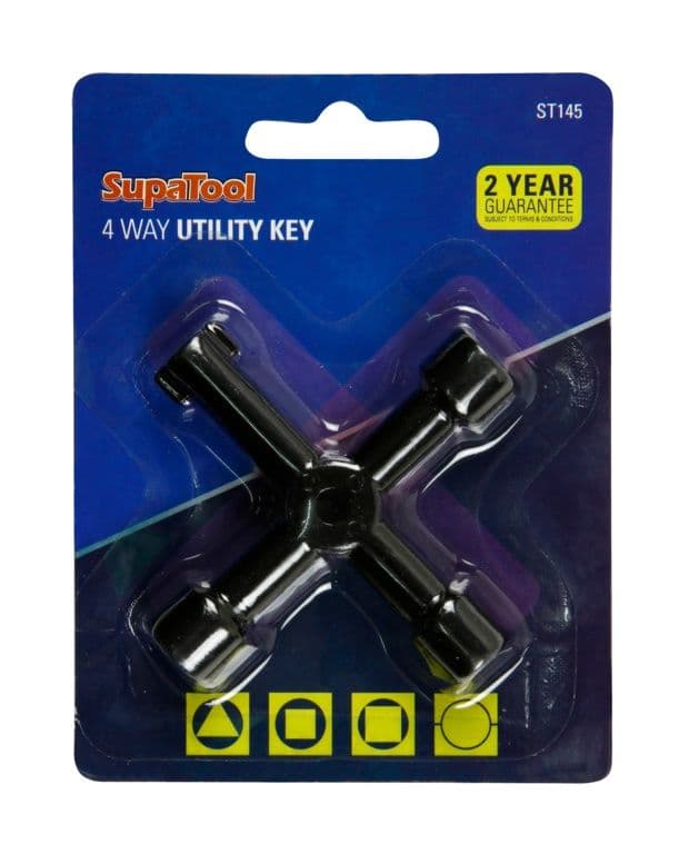 SupaTool 4 Way Utility Key