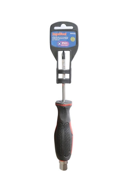 SupaTool Cross Head Screwdriver No 1 - 75mm