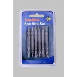 SupaTool Double End Power Bits - 6 Piece