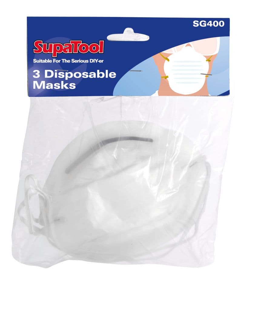 SupaTool Face Masks - Pack 3
