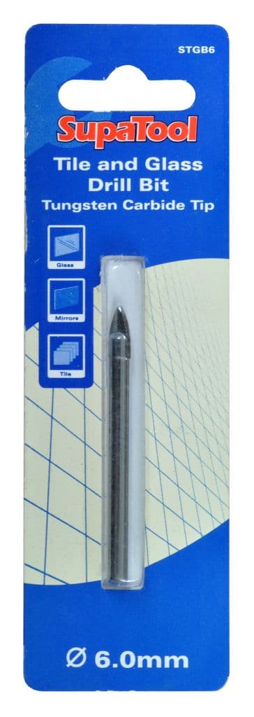 SupaTool Glass Drill Bit - 6mm