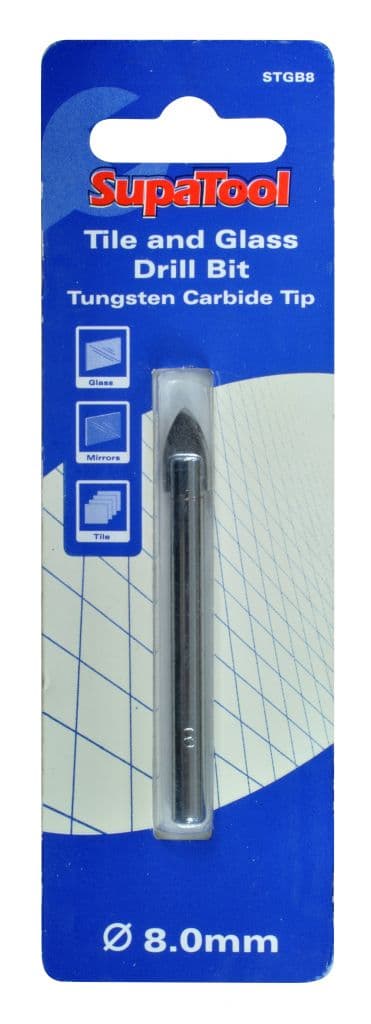 SupaTool Glass Drill Bit - 8mm